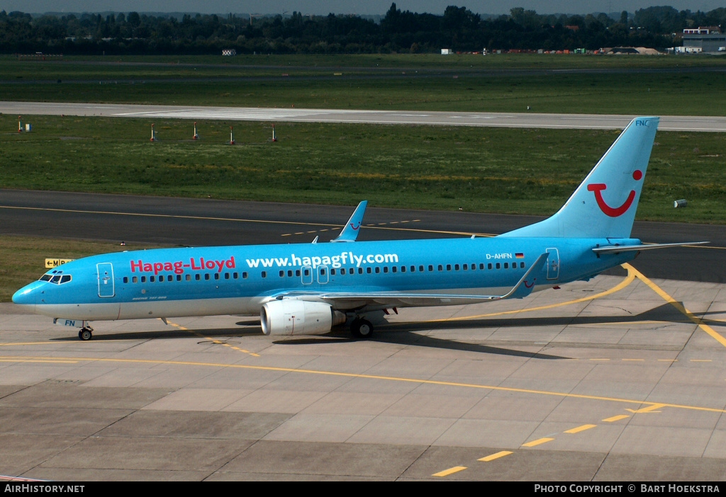 Aircraft Photo of D-AHFN | Boeing 737-8K5 | Hapag-Lloyd | AirHistory.net #320181