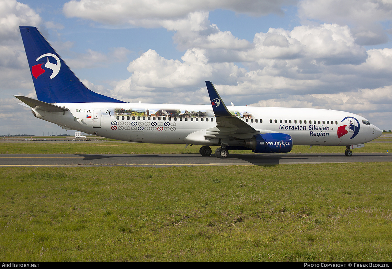 Aircraft Photo of OK-TVO | Boeing 737-8CX | Travel Service | AirHistory.net #320185