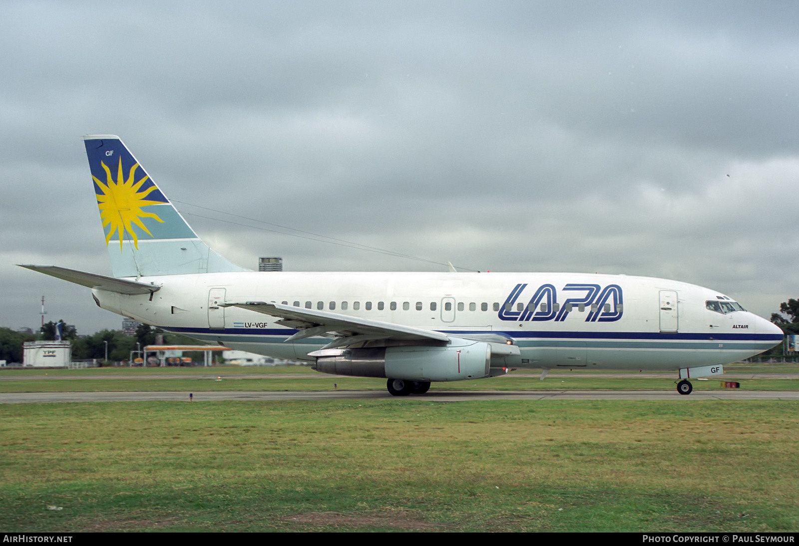 Aircraft Photo of LV-VGF | Boeing 737-2M6/Adv | LAPA - Líneas Aéreas Privadas Argentinas | AirHistory.net #320186