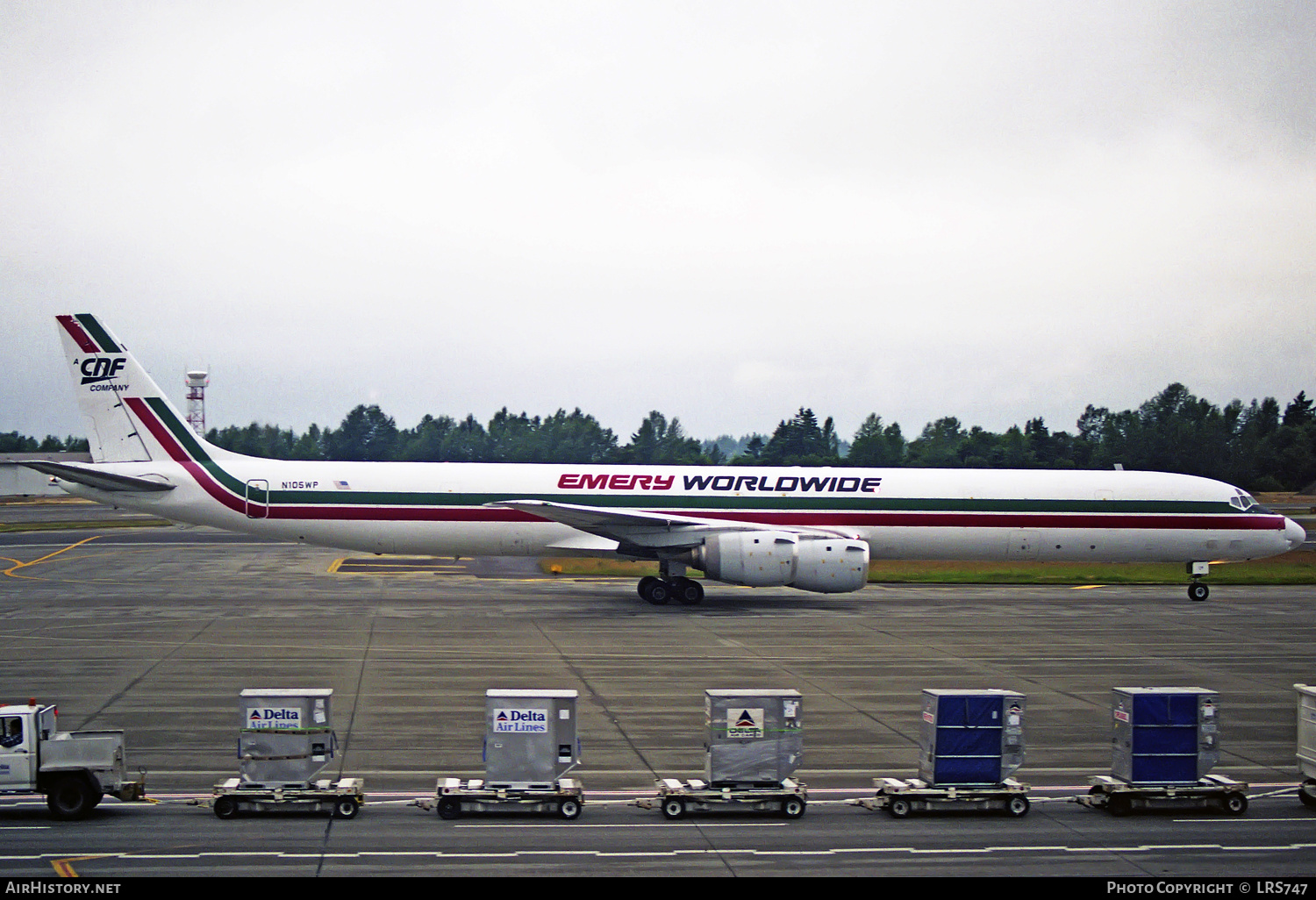 Aircraft Photo of N105WP | McDonnell Douglas DC-8-73PF | Emery Worldwide | AirHistory.net #320189