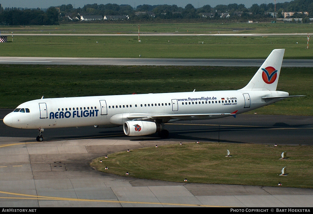 Aircraft Photo of D-ARFA | Airbus A321-231 | Aero Flight | AirHistory.net #320194