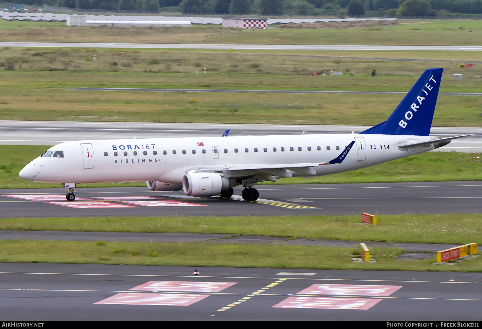 Aircraft Photo of TC-YAM | Embraer 190LR (ERJ-190-100LR) | Borajet Airlines | AirHistory.net #320203