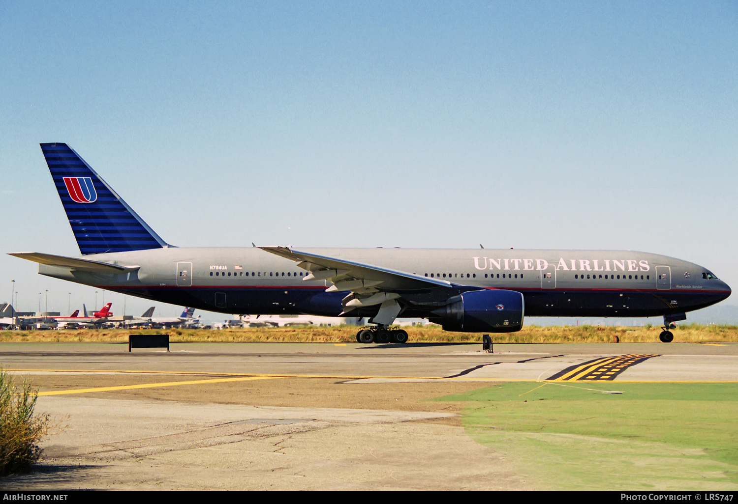 Aircraft Photo of N794UA | Boeing 777-222/ER | United Airlines | AirHistory.net #320226