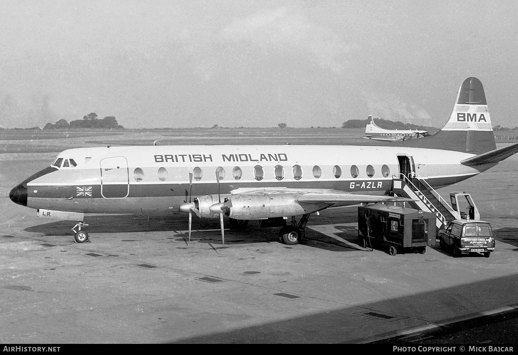 Aircraft Photo of G-AZLR | Vickers 813 Viscount | British Midland Airways - BMA | AirHistory.net #320246