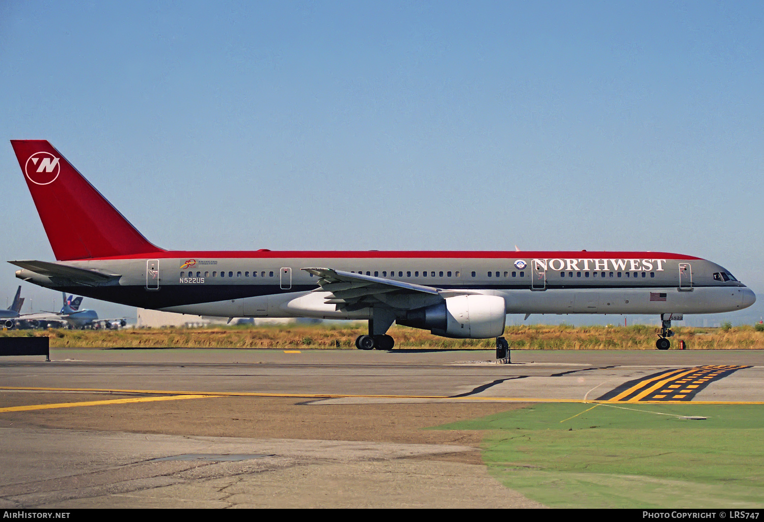 Aircraft Photo of N522US | Boeing 757-251 | Northwest Airlines | AirHistory.net #320248