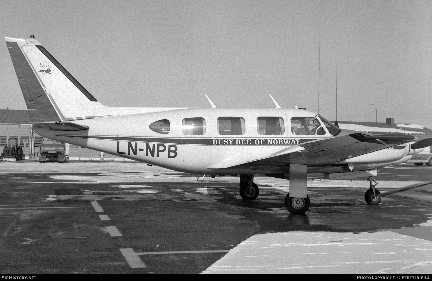 Aircraft Photo of LN-NPB | Piper PA-31-310 Navajo | Busy Bee of Norway | AirHistory.net #320268