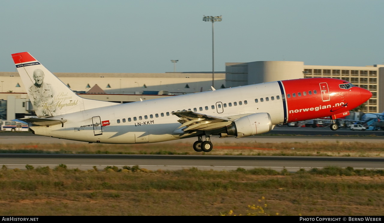 Aircraft Photo of LN-KKM | Boeing 737-3Y0 | Norwegian | AirHistory.net #320319