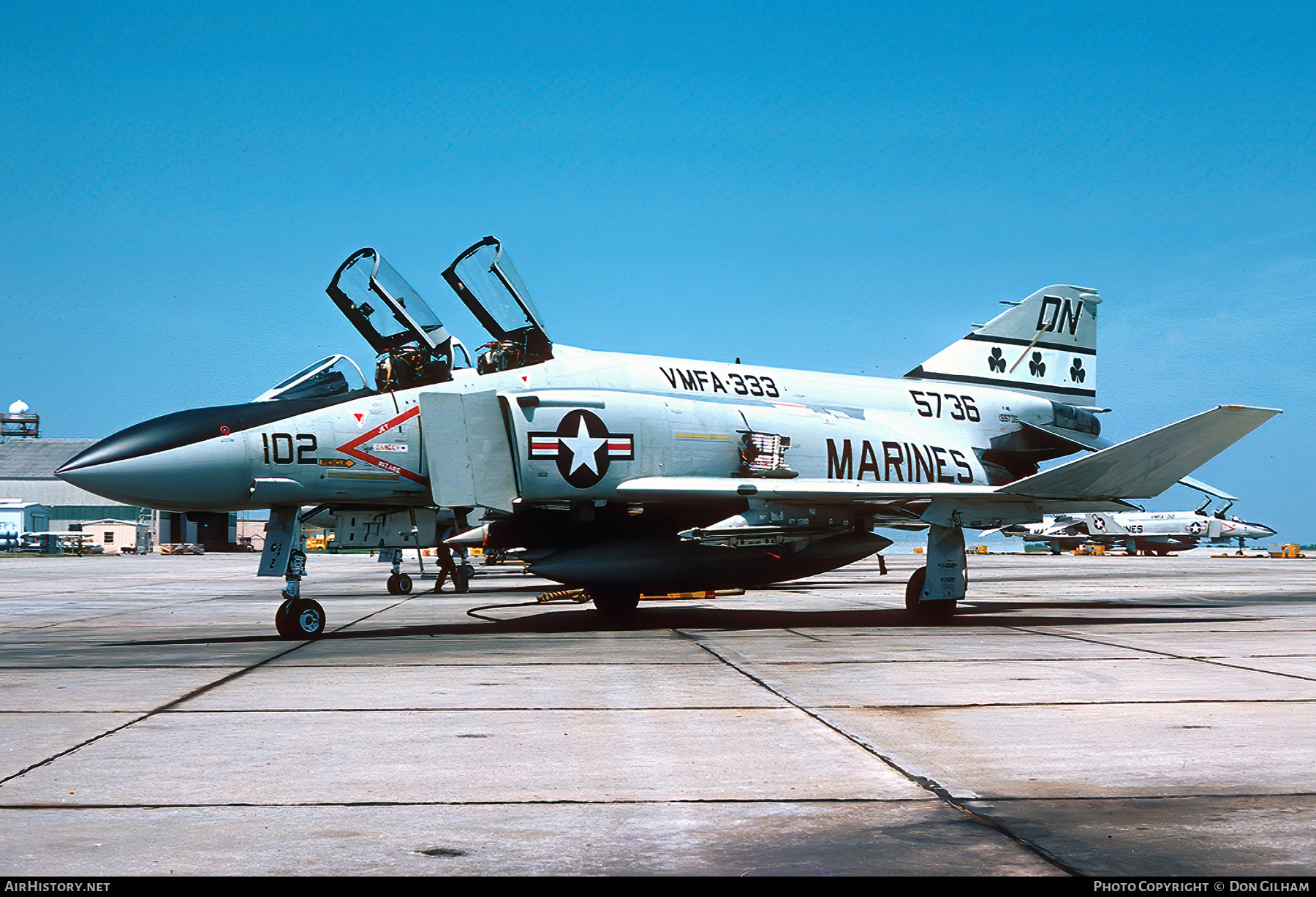 Aircraft Photo of 155736 / 5736 | McDonnell Douglas F-4S Phantom II | USA - Marines | AirHistory.net #320334