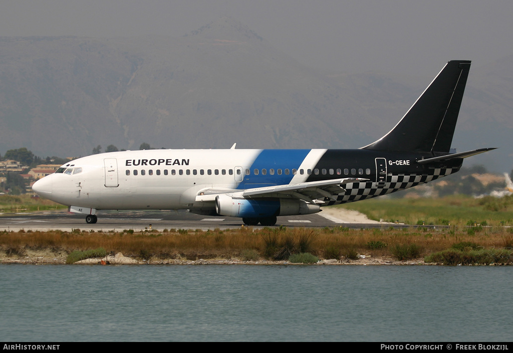 Aircraft Photo of G-CEAE | Boeing 737-229/Adv | European Aircharter - EAL/EAC | AirHistory.net #320341