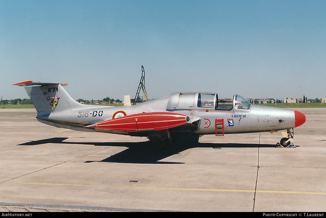 Aircraft Photo of 71 | Morane-Saulnier MS-760 Paris IR | France - Air Force | AirHistory.net #320343