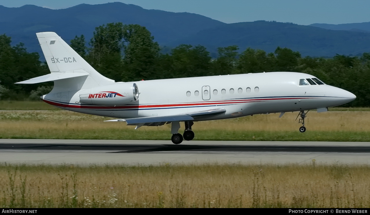 Aircraft Photo of SX-DCA | Dassault Falcon 2000EX | InterJet | AirHistory.net #320346