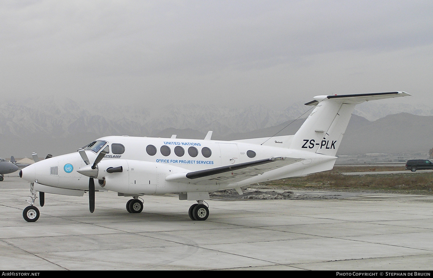 Aircraft Photo of ZS-PLK | Beech B200 Super King Air | United Nations Office for Project Services | AirHistory.net #320368