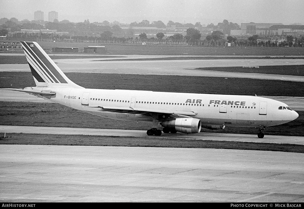 Aircraft Photo of F-BVGE | Airbus A300B2-1C | Air France | AirHistory.net #320386