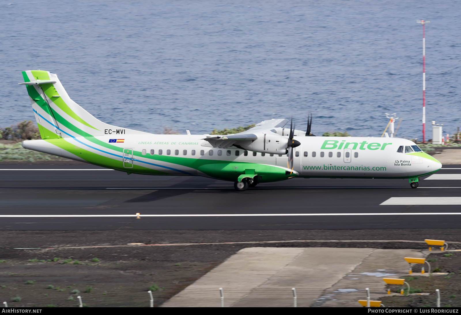 Aircraft Photo of EC-MVI | ATR ATR-72-600 (ATR-72-212A) | Binter Canarias | AirHistory.net #320413
