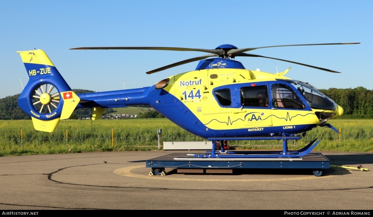 Aircraft Photo of HB-ZUE | Eurocopter EC-135T-2+ | AAA - Alpine Air Ambulance | AirHistory.net #320451