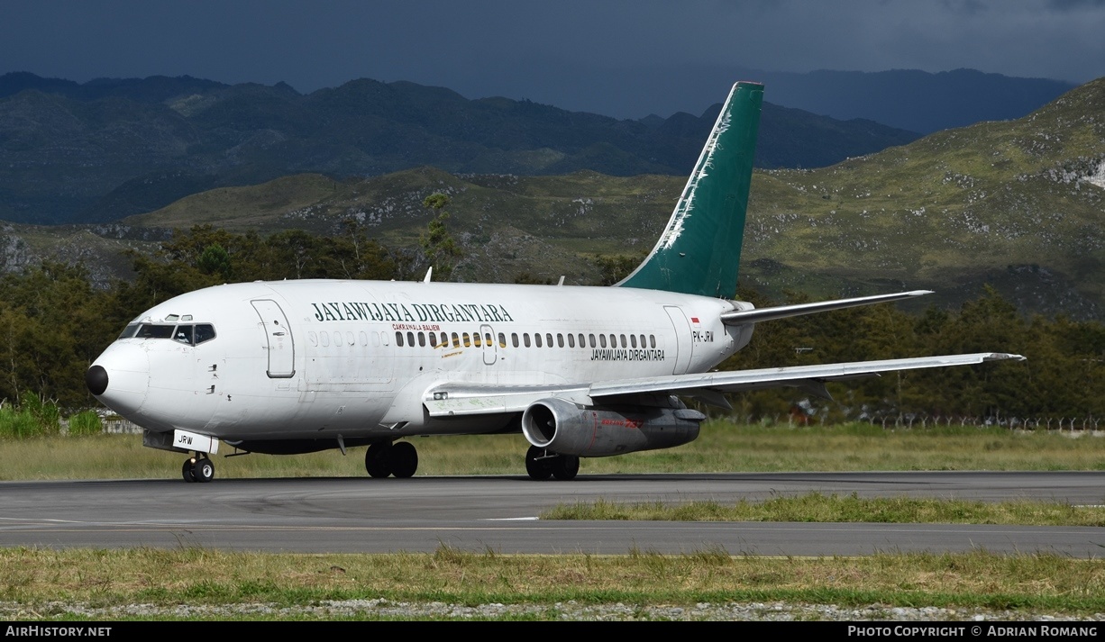 Aircraft Photo of PK-JRW | Boeing 737-210C | DAS - Dirgantara Air Service | Jayawijaya Dirgantara | AirHistory.net #320460