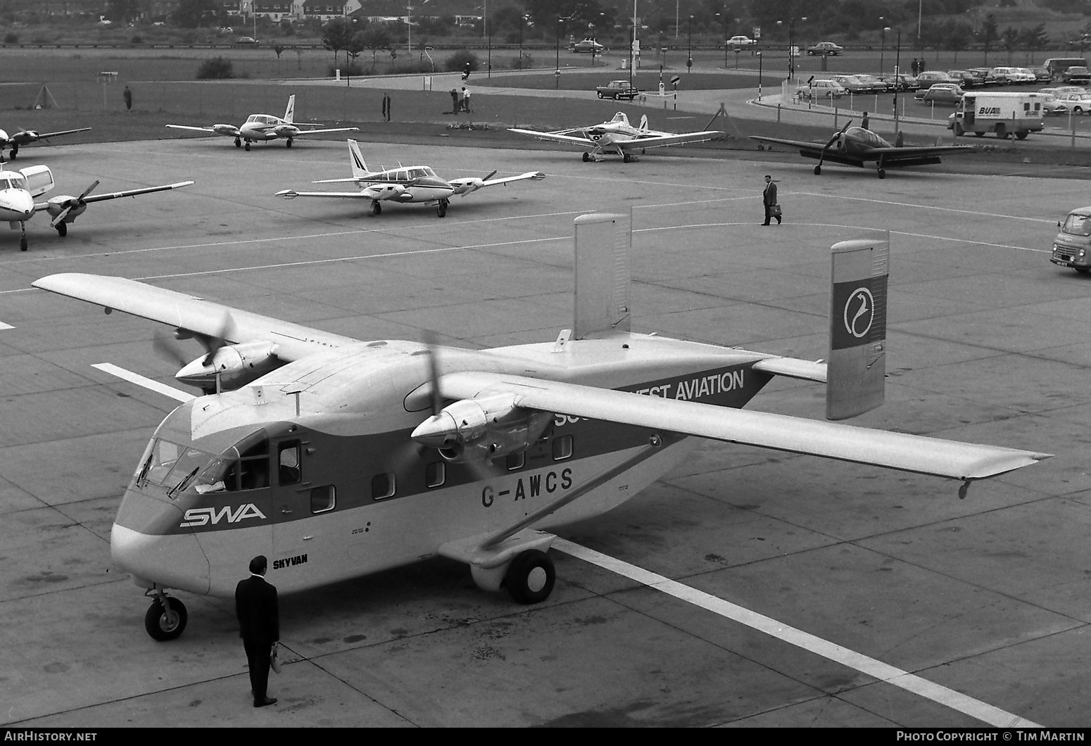 Aircraft Photo of G-AWCS | Short SC.7 Skyvan 3-200 | South West Aviation - SWA | AirHistory.net #320472