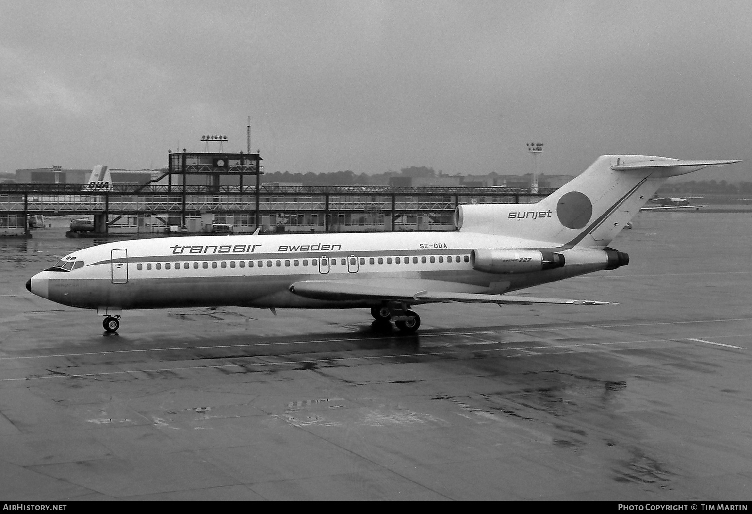 Aircraft Photo of SE-DDA | Boeing 727-134 | Transair Sweden | AirHistory.net #320475