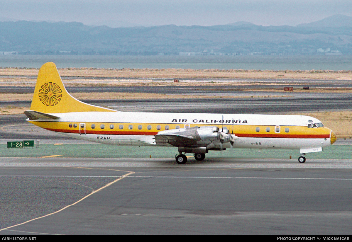 Aircraft Photo of N124AC | Lockheed L-188A Electra | Air California | AirHistory.net #320481