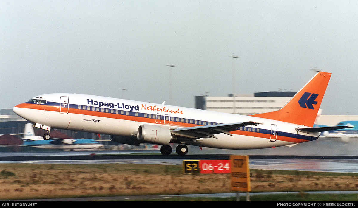 Aircraft Photo of D-AHLT | Boeing 737-4K5 | Hapag-Lloyd Netherlands | AirHistory.net #320484