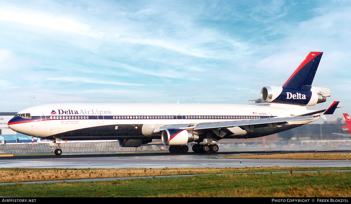 Aircraft Photo of N812DE | McDonnell Douglas MD-11 | Delta Air Lines | AirHistory.net #320497