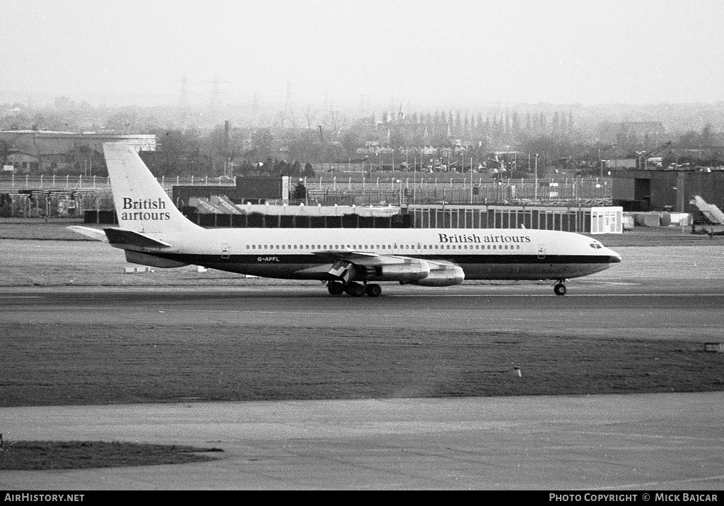 Aircraft Photo of G-APFL | Boeing 707-436 | British Airtours | AirHistory.net #320507