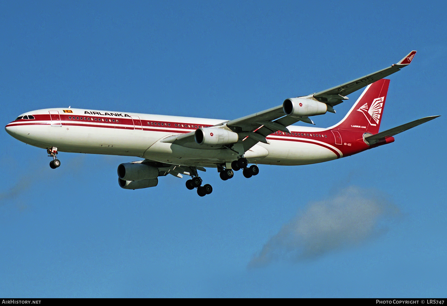 Aircraft Photo of 4R-ADC | Airbus A340-311 | AirLanka | AirHistory.net #320547