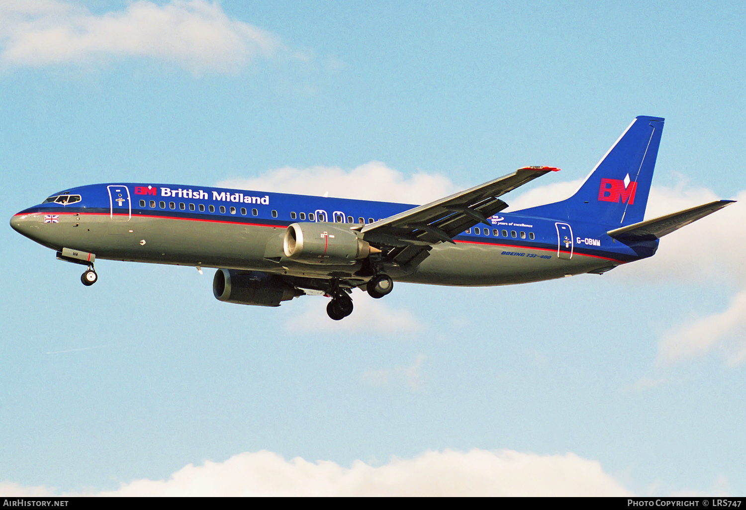 Aircraft Photo of G-OBMM | Boeing 737-4Y0 | British Midland Airways - BMA | AirHistory.net #320555