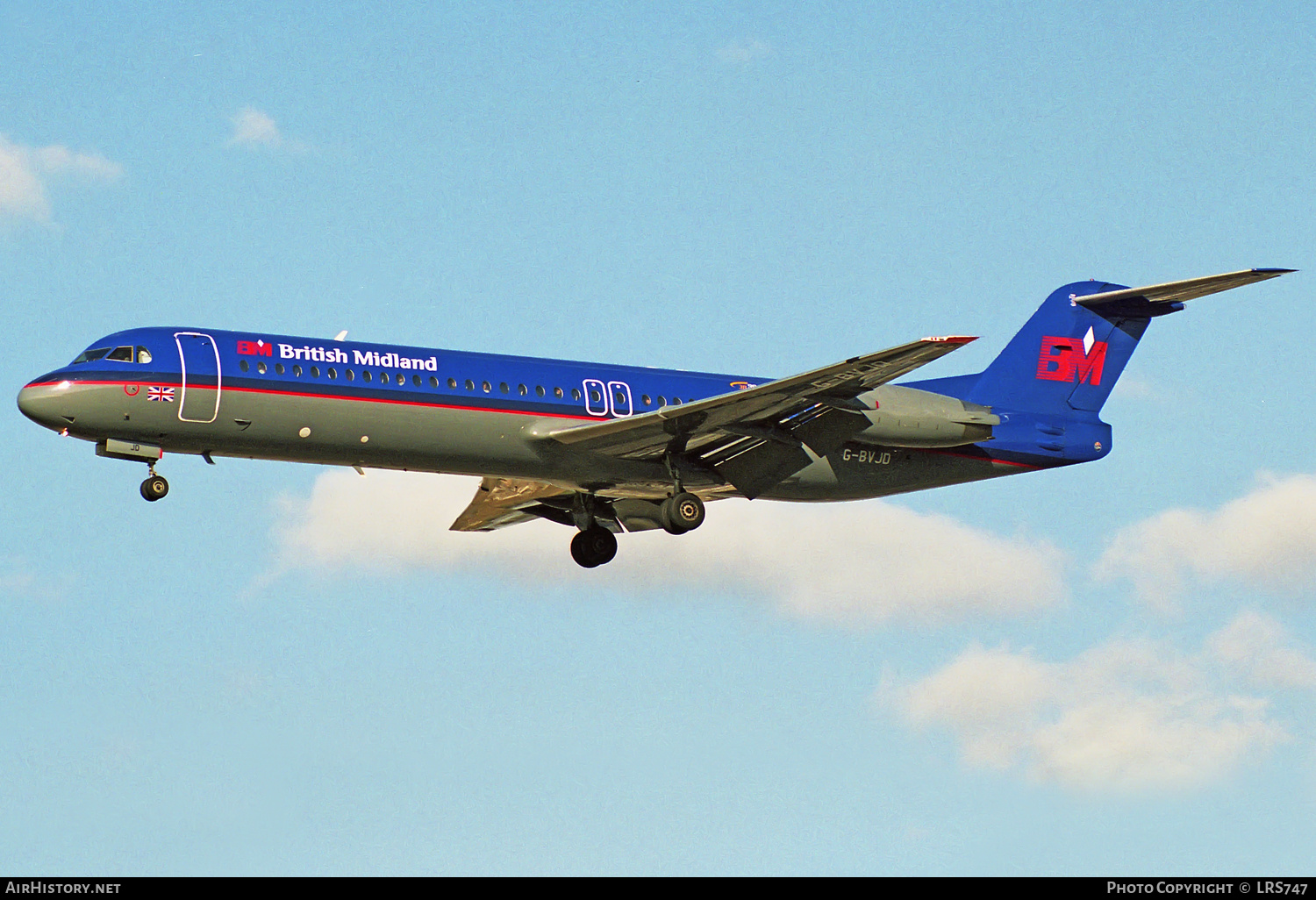 Aircraft Photo of G-BVJD | Fokker 100 (F28-0100) | British Midland Airways - BMA | AirHistory.net #320558