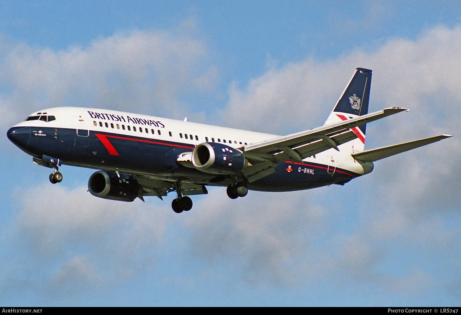 Aircraft Photo of G-BNNL | Boeing 737-4Q8 | British Airways | AirHistory.net #320560