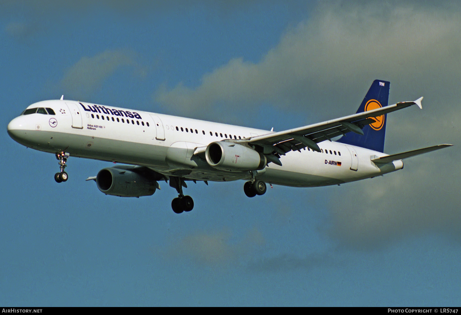 Aircraft Photo of D-AIRW | Airbus A321-131 | Lufthansa | AirHistory.net #320573