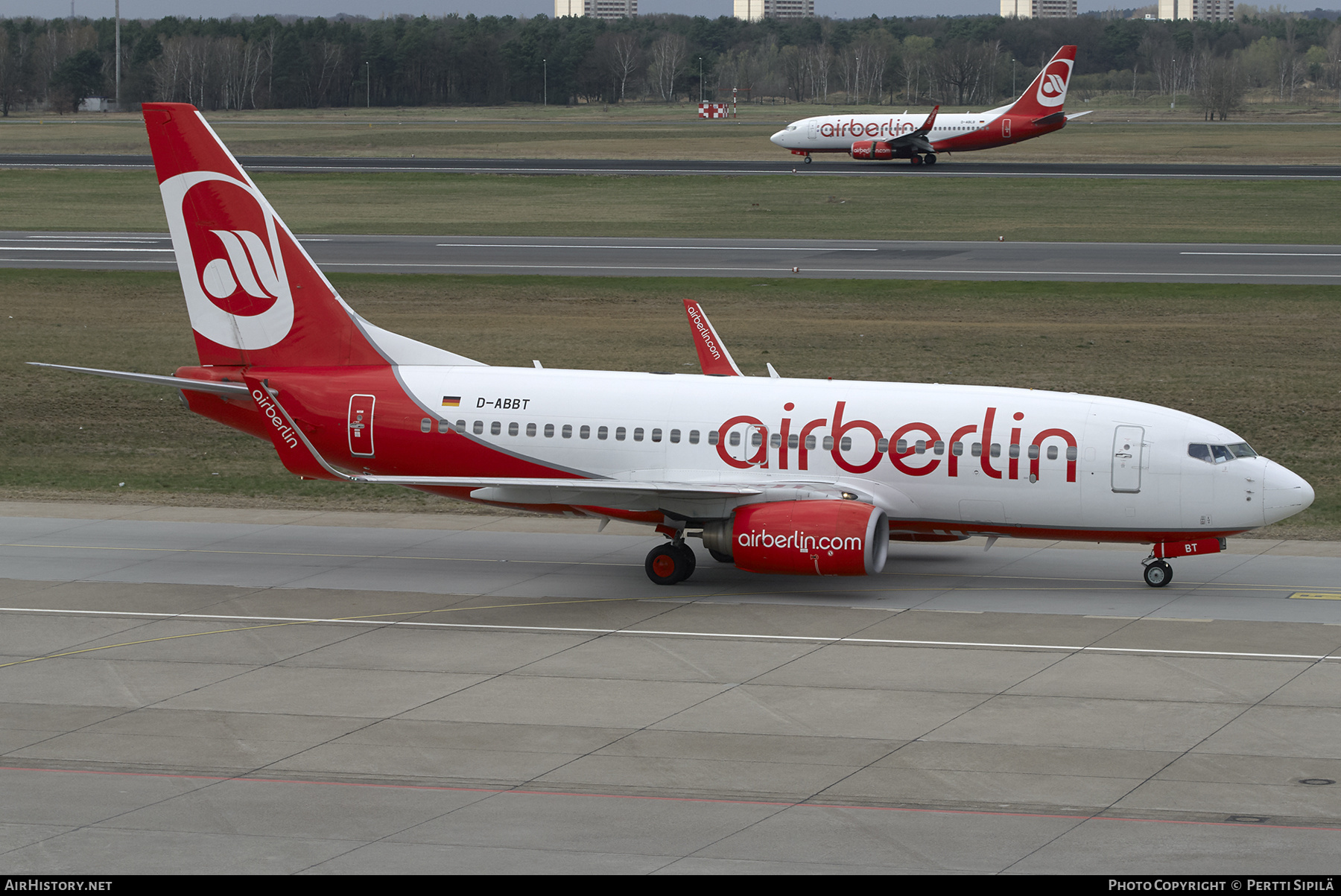 Aircraft Photo of D-ABBT | Boeing 737-76N | Air Berlin | AirHistory.net #320575
