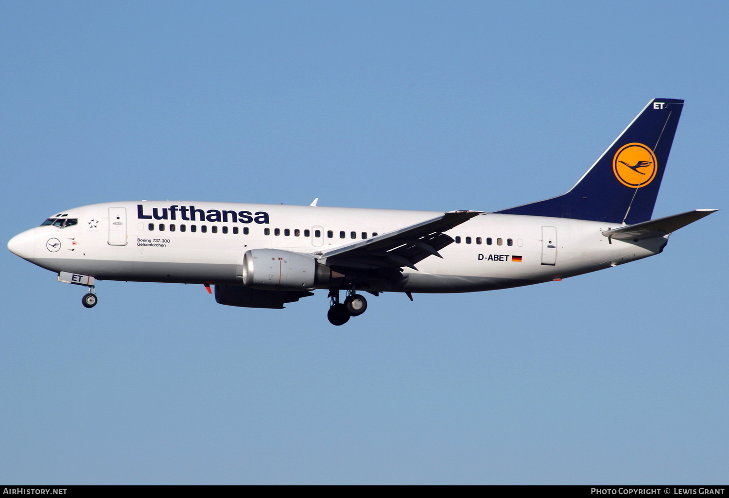 Aircraft Photo of D-ABET | Boeing 737-330 | Lufthansa | AirHistory.net #320587
