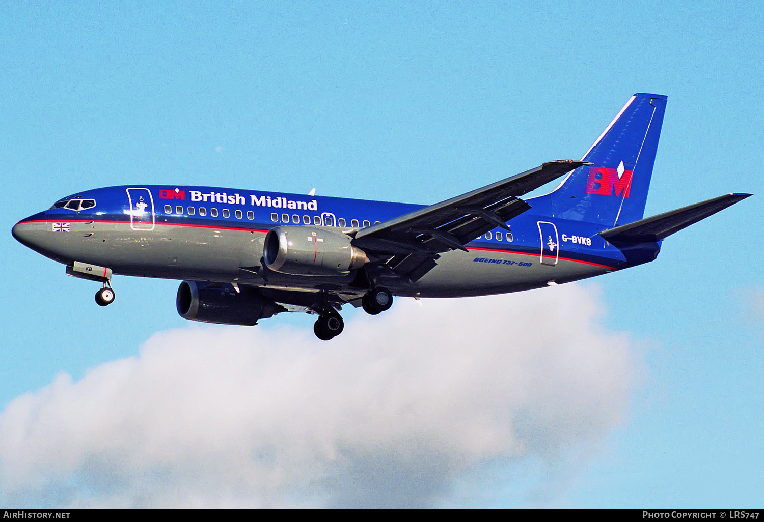 Aircraft Photo of G-BVKB | Boeing 737-59D | British Midland Airways - BMA | AirHistory.net #320589