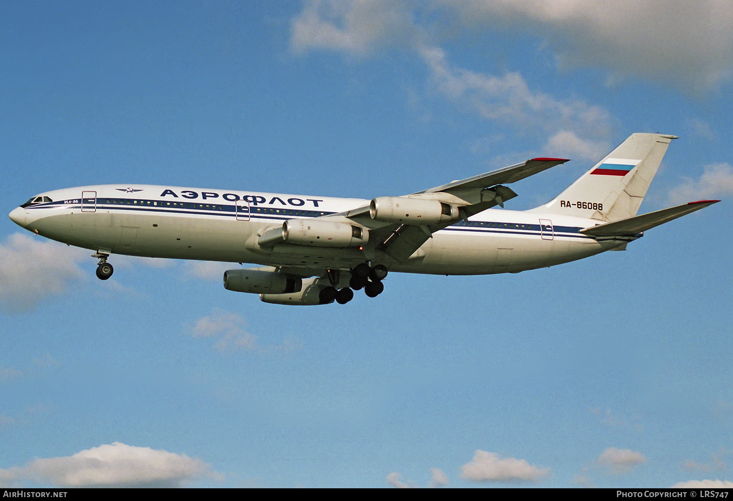 Aircraft Photo of RA-86088 | Ilyushin Il-86 | Aeroflot | AirHistory.net #320598