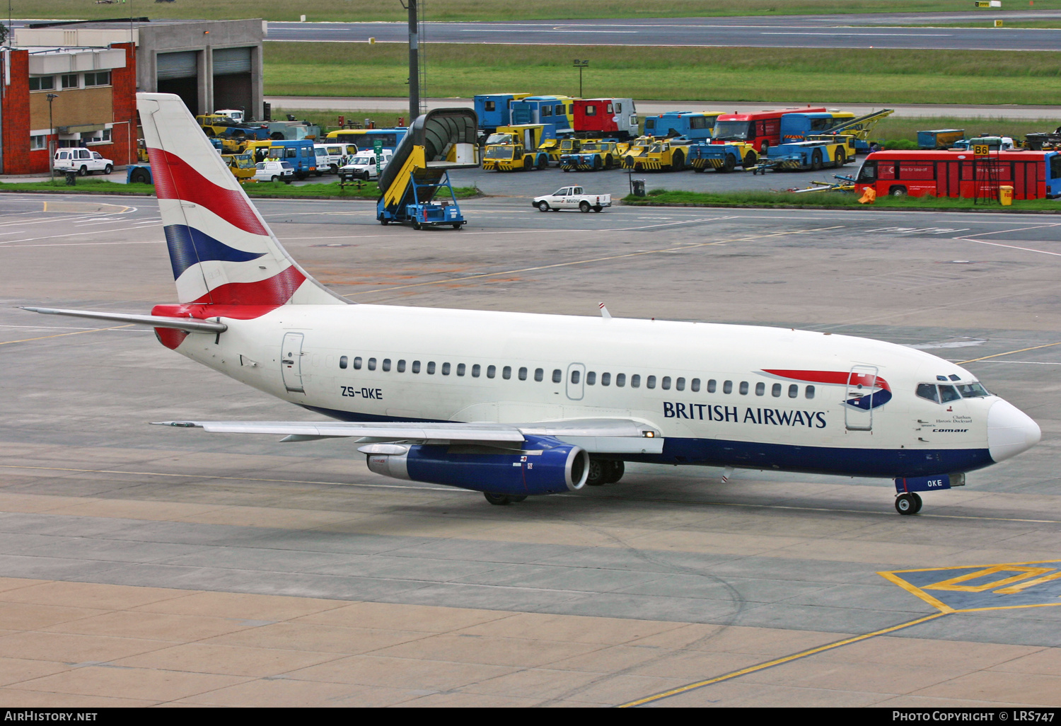 Aircraft Photo of ZS-OKE | Boeing 737-236/Adv | British Airways | AirHistory.net #320606