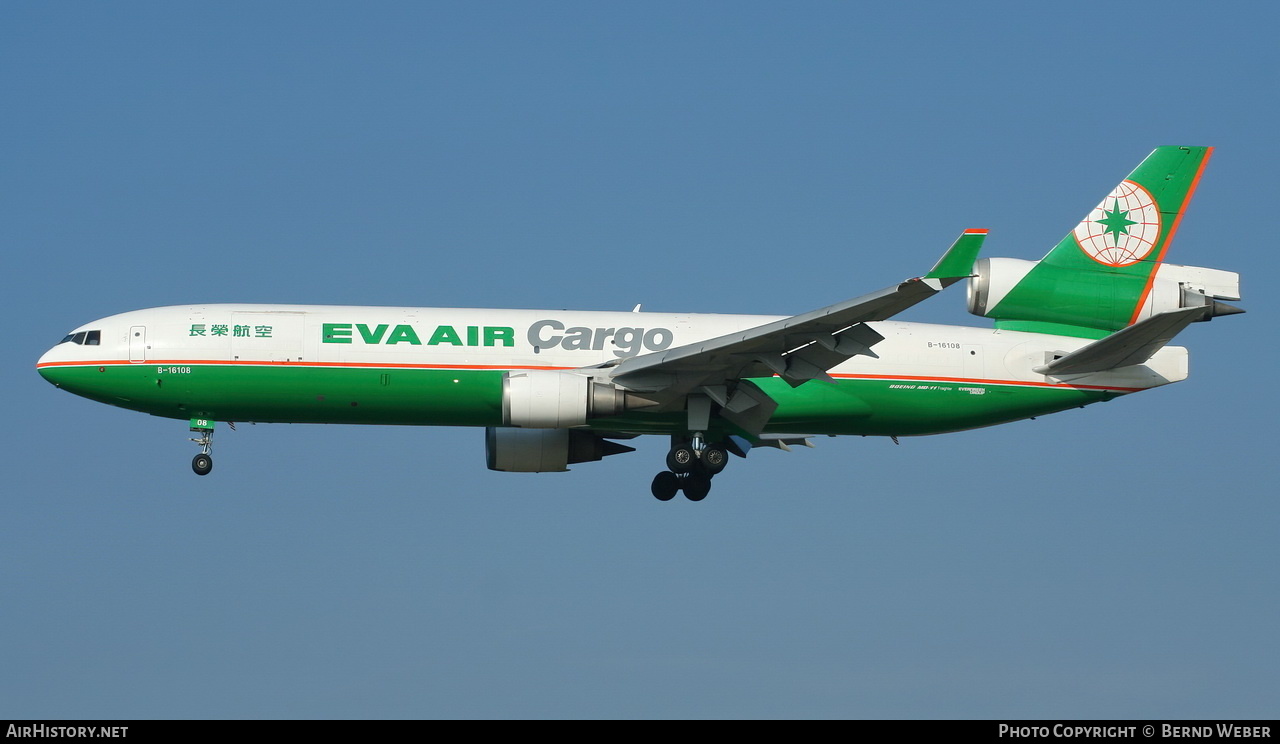 Aircraft Photo of B-16108 | McDonnell Douglas MD-11F | EVA Air Cargo | AirHistory.net #320637