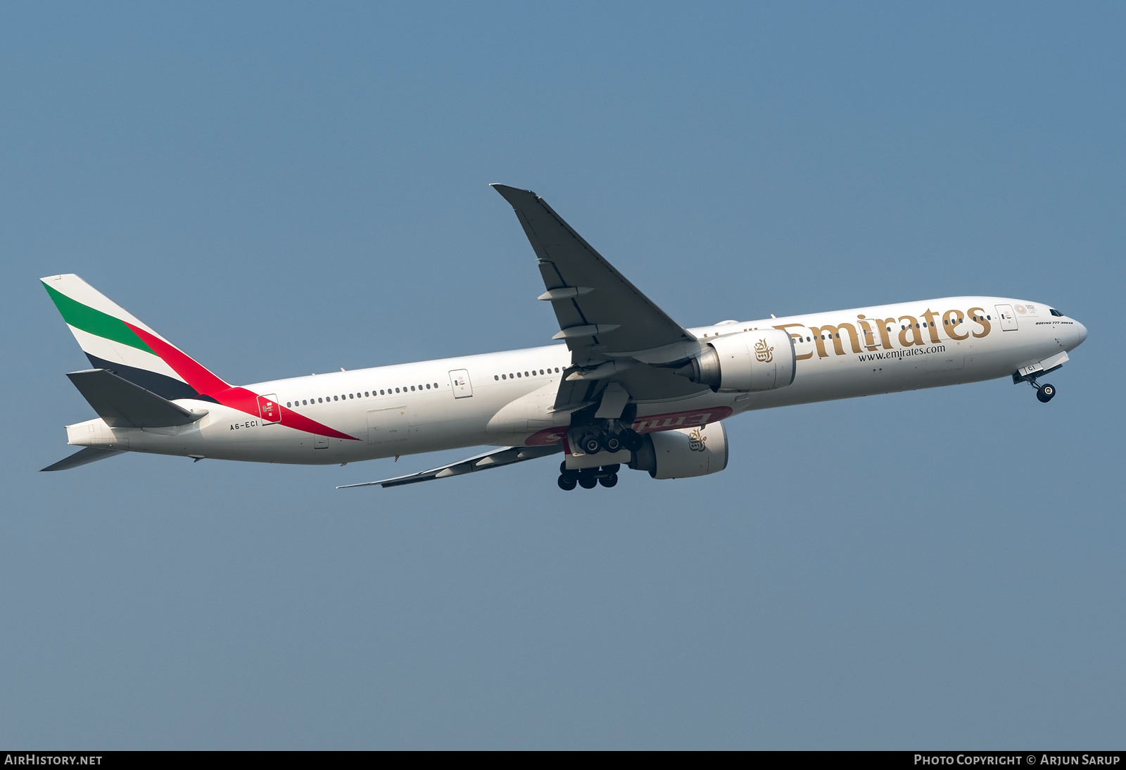 Aircraft Photo of A6-ECI | Boeing 777-31H/ER | Emirates | AirHistory.net #320652