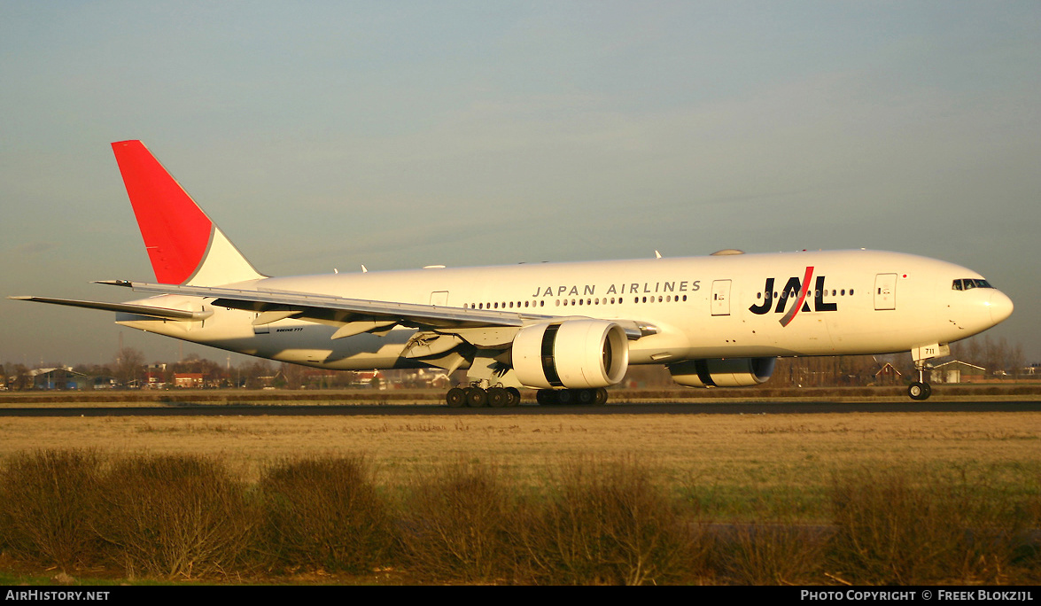 Aircraft Photo of JA711J | Boeing 777-246/ER | Japan Airlines - JAL | AirHistory.net #320670