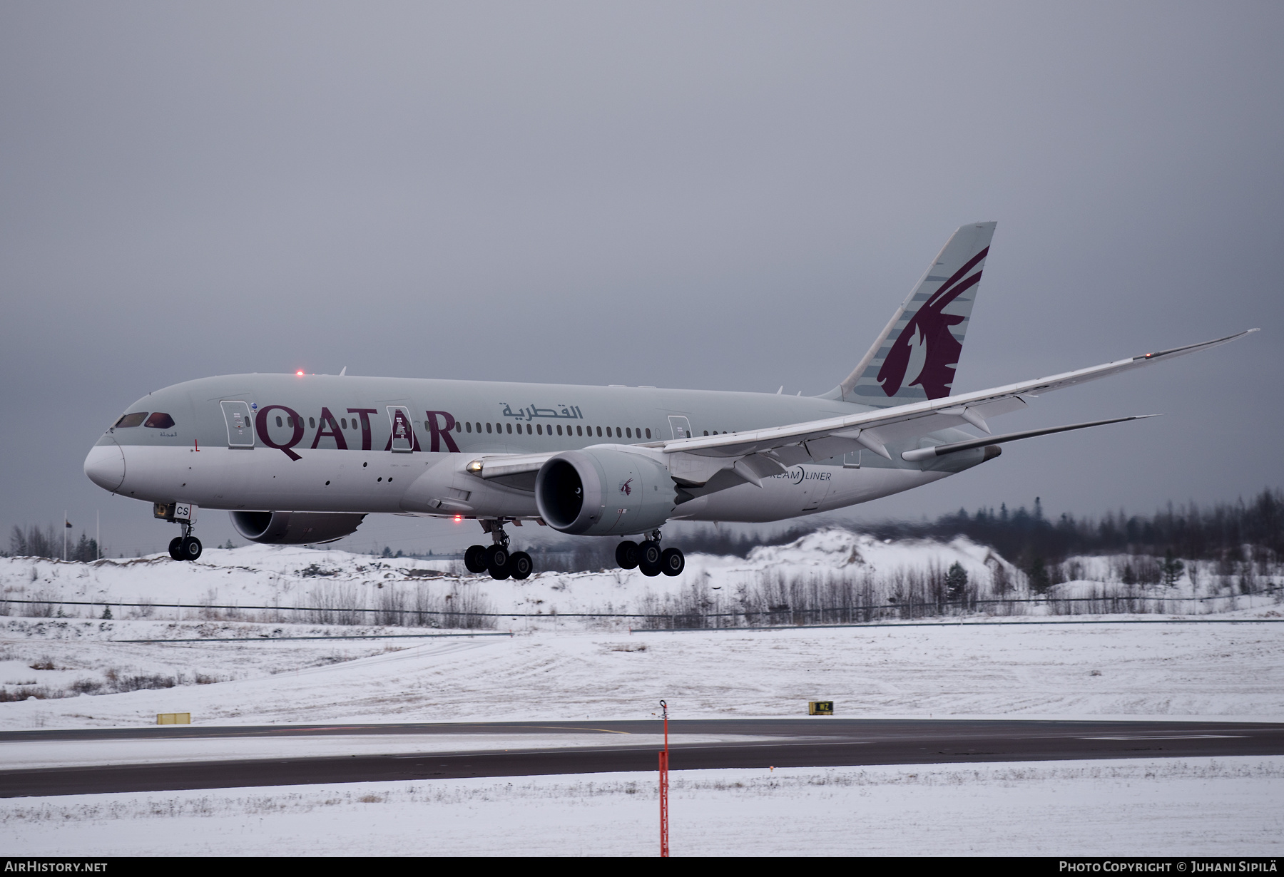 Aircraft Photo of A7-BCS | Boeing 787-8 Dreamliner | Qatar Airways | AirHistory.net #320674
