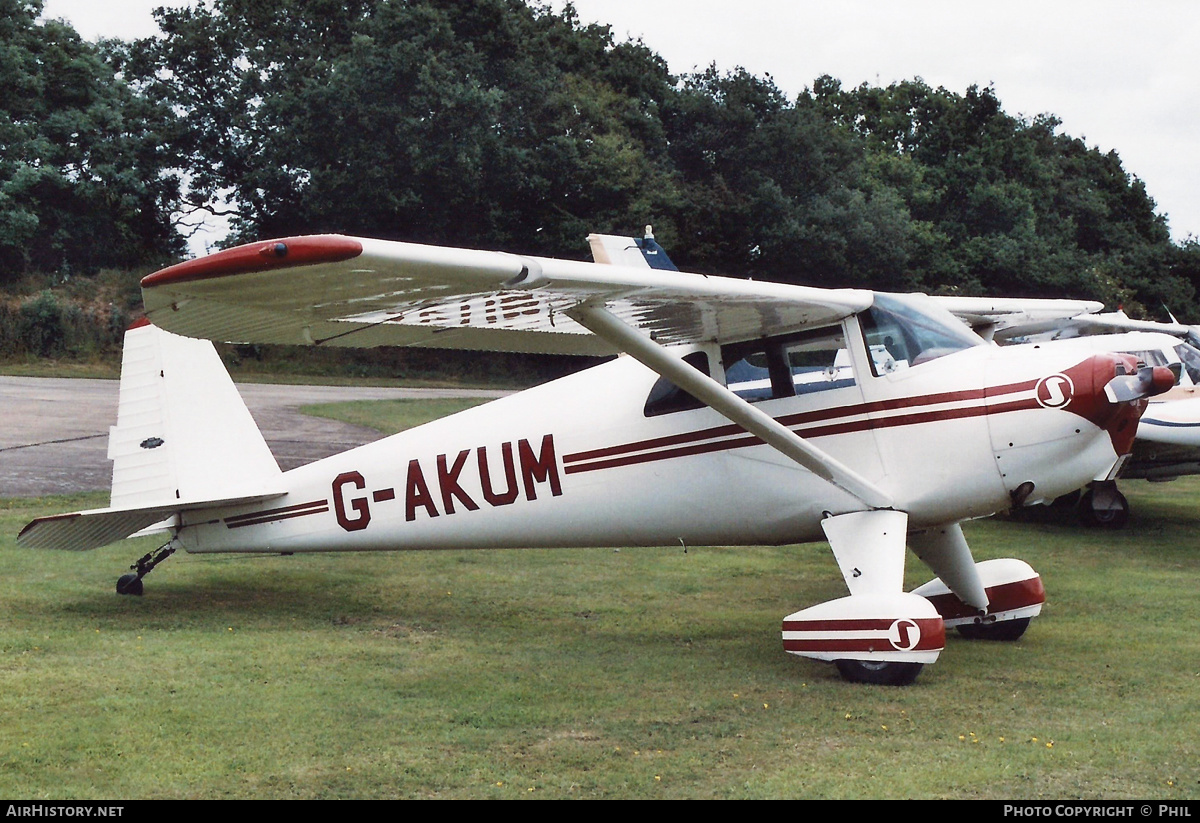 Aircraft Photo of G-AKUM | Luscombe 8F Silvaire | AirHistory.net #320675
