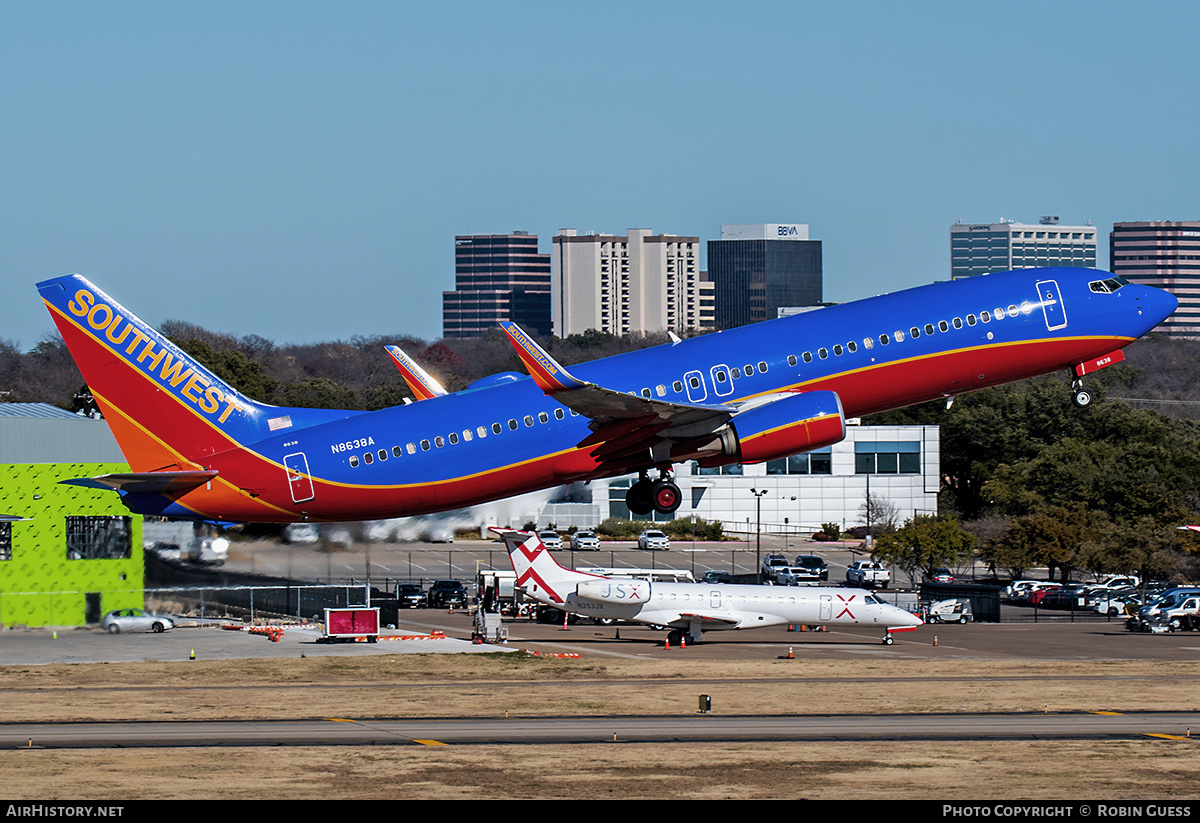 Aircraft Photo of N8638A | Boeing 737-8H4 | Southwest Airlines | AirHistory.net #320687