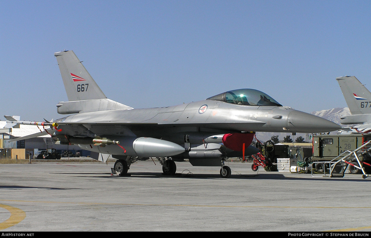 Aircraft Photo of 667 | General Dynamics F-16AM Fighting Falcon | Norway - Air Force | AirHistory.net #320718