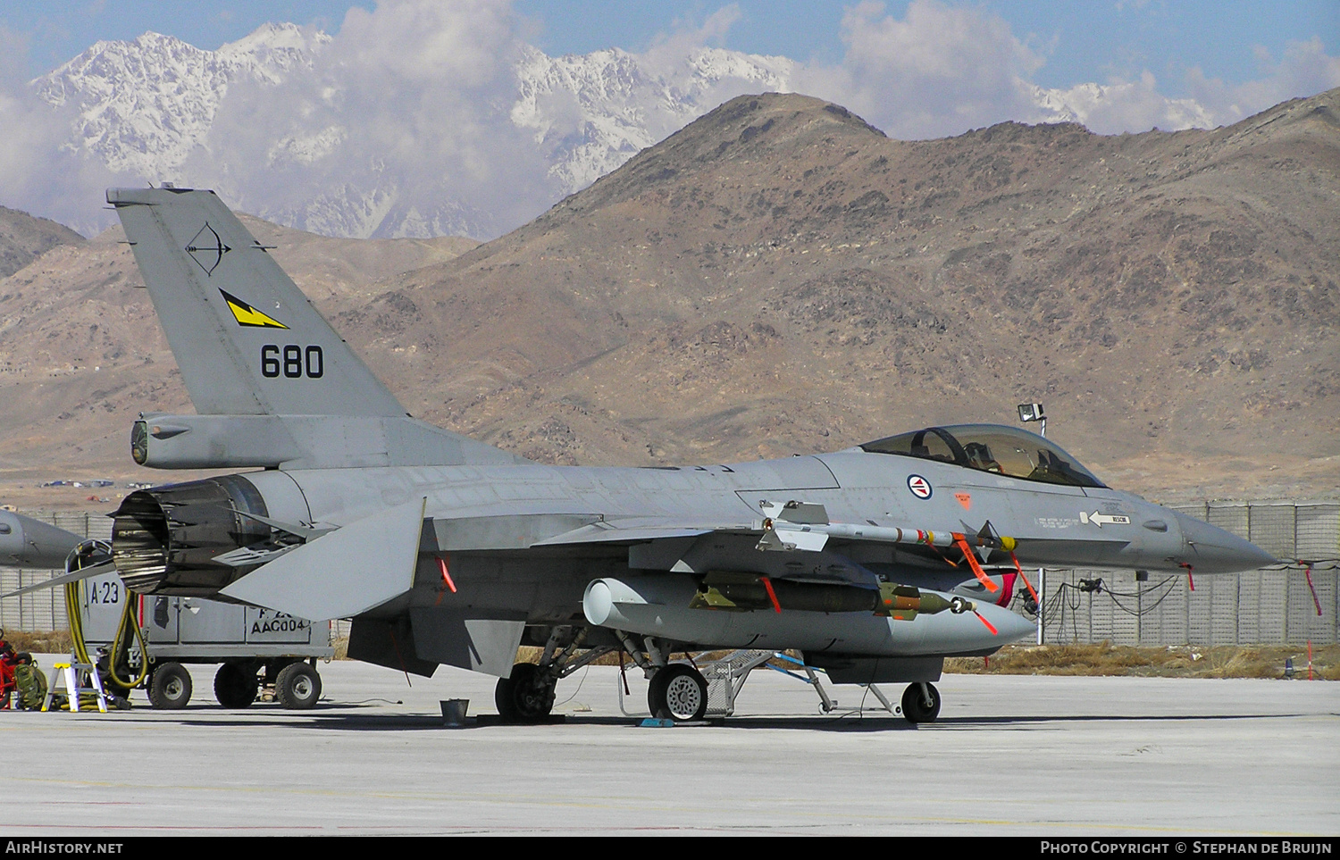 Aircraft Photo of 680 | General Dynamics F-16AM Fighting Falcon | Norway - Air Force | AirHistory.net #320720