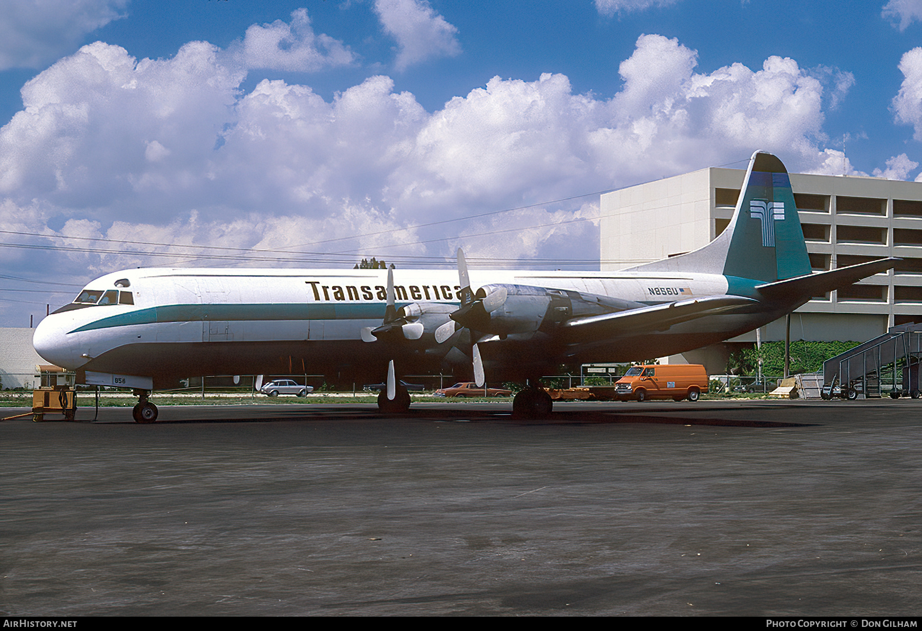 Aircraft Photo of N856U | Lockheed L-188C(F) Electra | Transamerica Airlines | AirHistory.net #320743