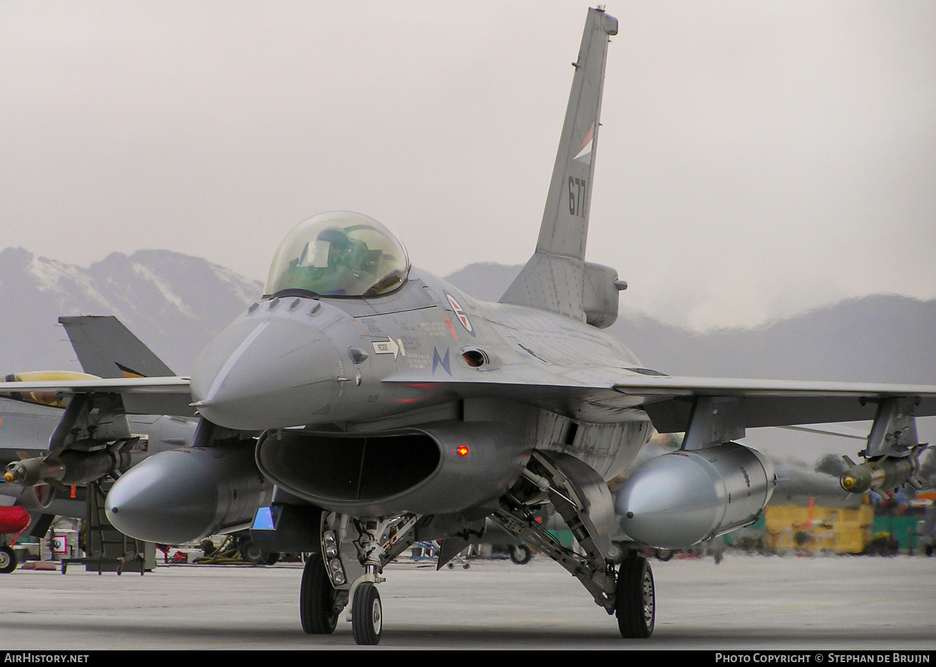 Aircraft Photo of 677 | General Dynamics F-16AM Fighting Falcon | Norway - Air Force | AirHistory.net #320787