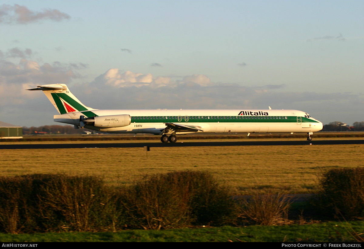 Aircraft Photo of I-DATU | McDonnell Douglas MD-82 (DC-9-82) | Alitalia | AirHistory.net #320810