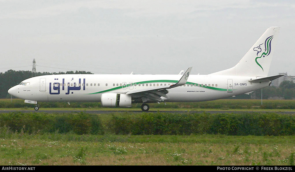 Aircraft Photo of 5A-DMG | Boeing 737-8GK | Buraq Air | AirHistory.net #320811