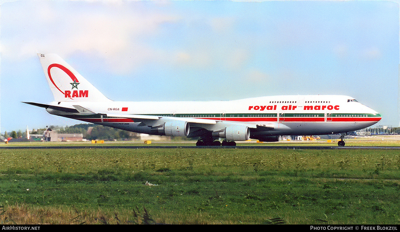 Aircraft Photo of CN-RGA | Boeing 747-428 | Royal Air Maroc - RAM | AirHistory.net #320831
