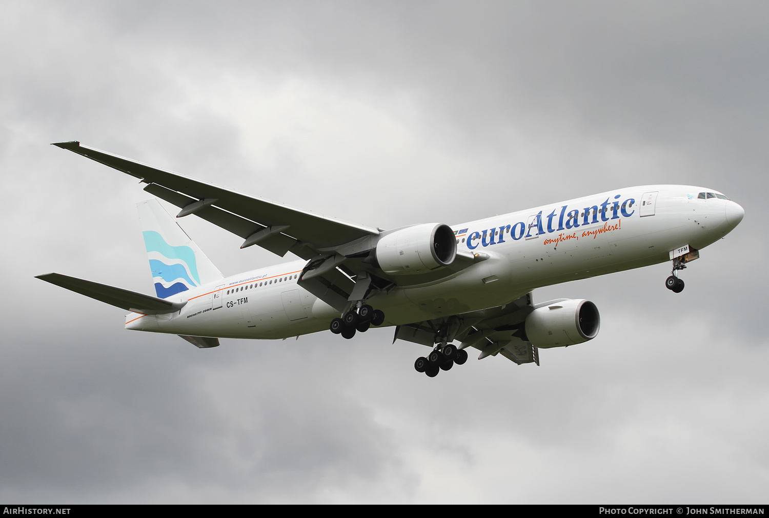 Aircraft Photo of CS-TFM | Boeing 777-212/ER | Euro Atlantic Airways | AirHistory.net #320845